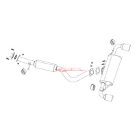 Fujitsubo Authorize R Exhaust System Fits Toyota GR Yaris 1.6L Turbo 4WD (2020-)