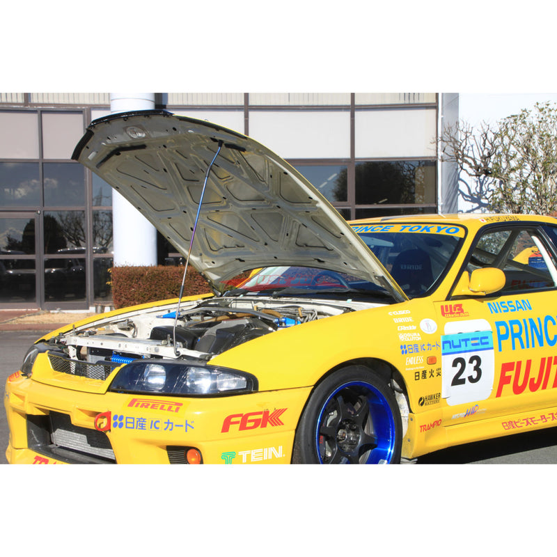 Fujitsubo EXH+ Titanium Bonnet Rod Stay Hood Support Fits Nissan R33 Skyline