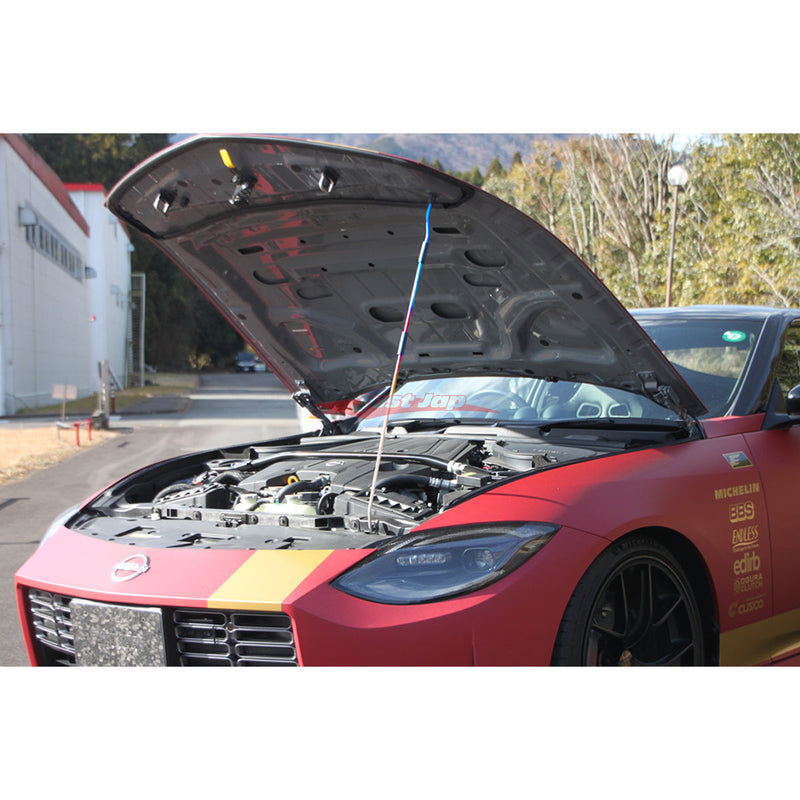 Fujitsubo EXH+ Titanium Bonnet Rod Stay Hood Support Fits Nissan RZ34 Fairlady Z