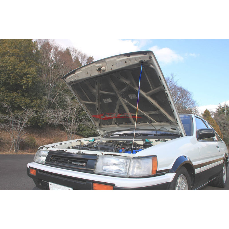 Fujitsubo EXH+ Titanium Bonnet Rod Stay Hood Support Fits Toyota AE86 Corolla Levin / Sprinter Trueno