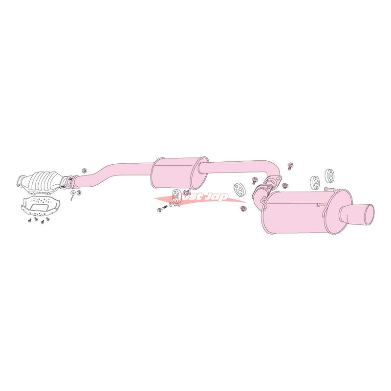 Fujitsubo Legalis R Exhaust System Fits Nissan R32 Skyline GTS-T & GTS-4 (RB20DET)