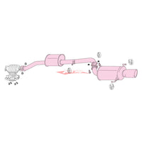 Fujitsubo Legalis R Exhaust System Fits Nissan Silvia S15 & 200SX (SR20DET)
