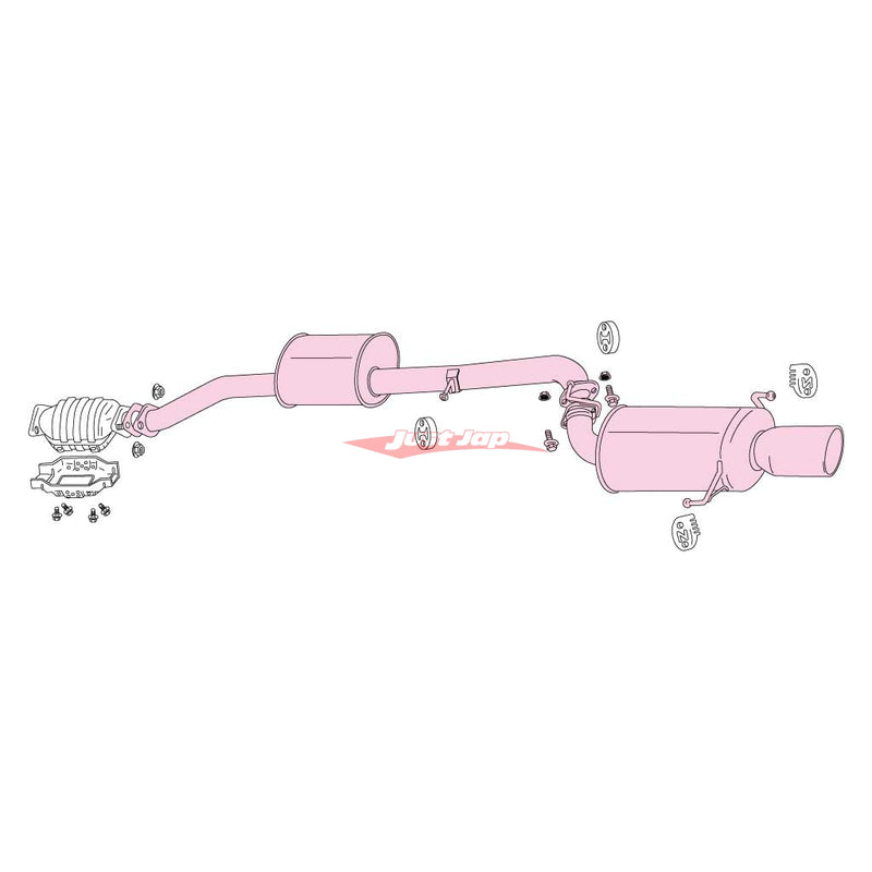 Fujitsubo Legalis R Exhaust System Fits Nissan Silvia S15 & 200SX (SR20DET)