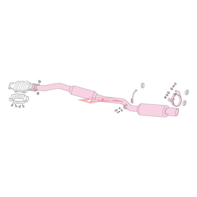 Fujitsubo Legalis Super R 3.5" Exhaust System Fits Nissan Stagea 260RS WGNC34 (RB26DETT)