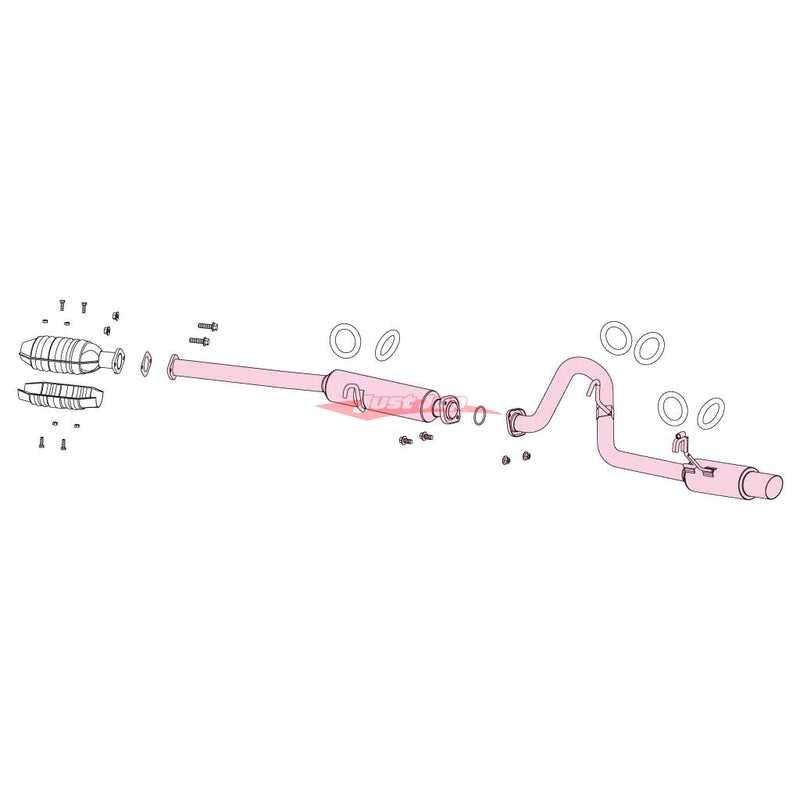 Fujitsubo Power GETTER Exhaust System Fits Toyota Corolla AE86 (4A-GE)