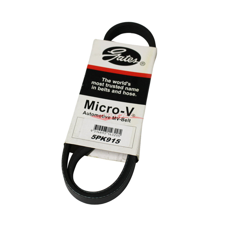 Gates Micro-V Water Pump / Alternator Belt Fits Nissan S13/S14/S15 Silvia, 180SX & 200SX SR20DE/T (ATI Balancer)