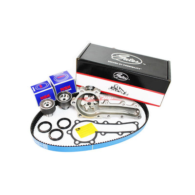 Gates Racing Timing Belt (NSK Bearings) & Water Pump Kit Fits Nissan RB20/RB25/RB26 (DOHC)