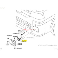 Genuine Daihatsu Front Fog Light Lamp R/H Fits Daihatsu S500/S510 Hi-Jet 2021+