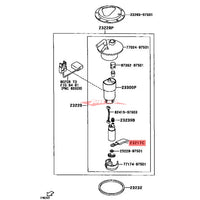Genuine Daihatsu/Toyota Fuel Pump Filter Fits Daihatsu S500/S510 Hi-Jet