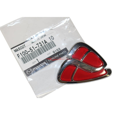 Genuine Mazda Front Efini Emblem (Red) fits Mazda RX-7 FD3S