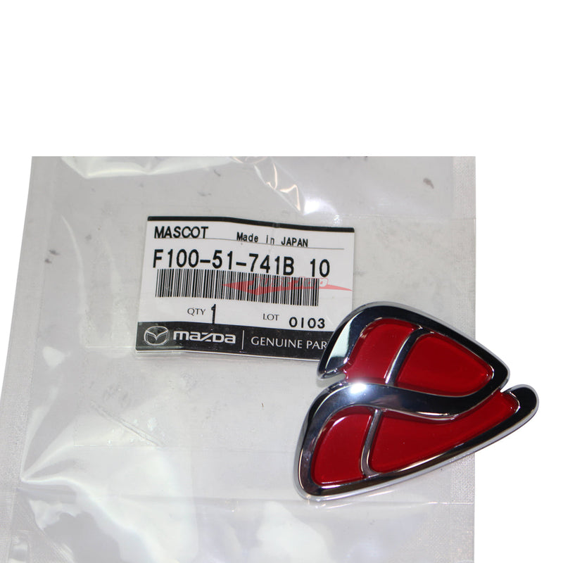 Genuine Mazda Rear Efini Emblem (Red) fits Mazda RX-7 FD3S