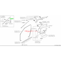 Genuine Nissan A-Pillar Boost Meter Surround Escutcheon Trim Fits Nissan S15 Silvia & 200SX