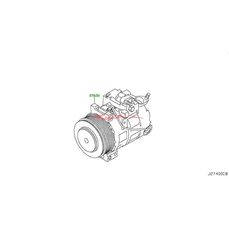 Genuine Nissan Air Conditioner Compressor Fits Nissan R35 GTR