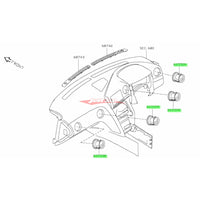 Genuine Nissan Air Conditioning Vent Fits Nissan R35 GT-R
