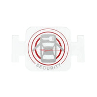 Genuine Nissan Anti Theft Alarm Warning Sticker Label Fits Nissan E52 Elgrand, J50 Crossover, M35 Stagea, N16 Pulsar, V35/V36 Skyline, Y62 Patrol, Z33 350Z & Z34 370Z