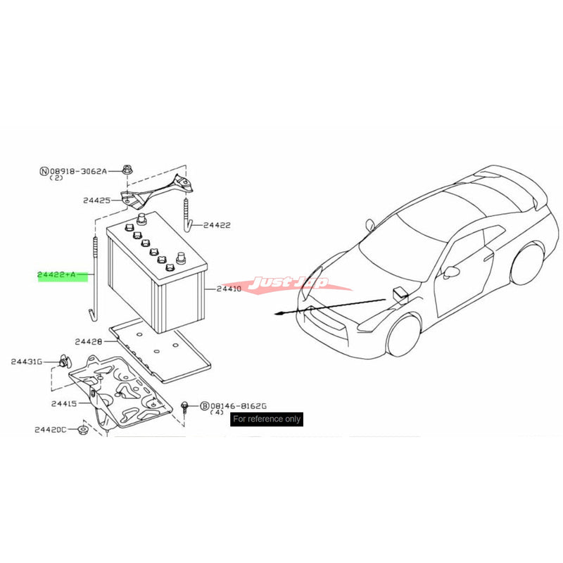 Genuine Nissan Battery Bracket Rod Fits Nissan (Check Compatibility)