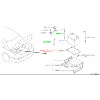 Genuine Nissan Battery Fixing Bracket Rod Fits Nissan R34 GTR