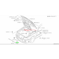 Genuine Nissan Bonnet Hood Support Rod Rubber Grommet Fits Nissan R34 Skyline, S15 Silvia & 200SX