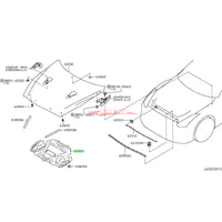 Genuine Nissan Bonnet Insulator Hood Liner Fits Nissan R35 GT-R