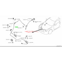 Genuine Nissan Bonnet Release Cable Fits Nissan R35 GT-R