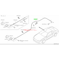 Genuine Nissan Boot Lid/Fuel Filler Opener Cable Fits Nissan S15 Silvia & 200SX