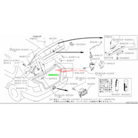 Genuine Nissan Boot Stop Rubber (Front) Fits Nissan R33 Skyline GTS/T & GTR