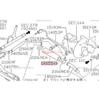 Genuine Nissan Bypass Pipe to Throttle Body Joiner Pipe Heater Hose Fits Nissan S13 Silvia & 180SX SR20DE/T