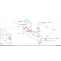 Genuine Nissan Center Console Lid Assembly Fits Nissan S14 200SX & S15 Silvia/200SX