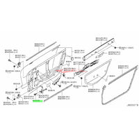 Genuine Nissan Check Link Strap Bolt Fits Nissan C34/C35/N16/R34/R35/S15/V35/V36/Z33/Z34