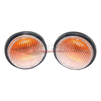 Genuine Nissan Clear Front Indicator Lamp Set (L/H & R/H) Fits Nissan R33 Skyline GTR