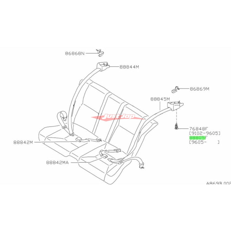 Genuine Nissan Clip Fits Nissan S13 180SX
