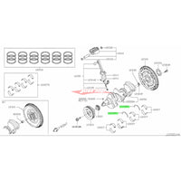 Genuine Nissan Crankshaft Thrust Washer Fits Nissan V36 Skyline, J50 Crossover, Z33 350Z, Z34 370Z & R35 GTR (VQ35/VQ37/VR38)