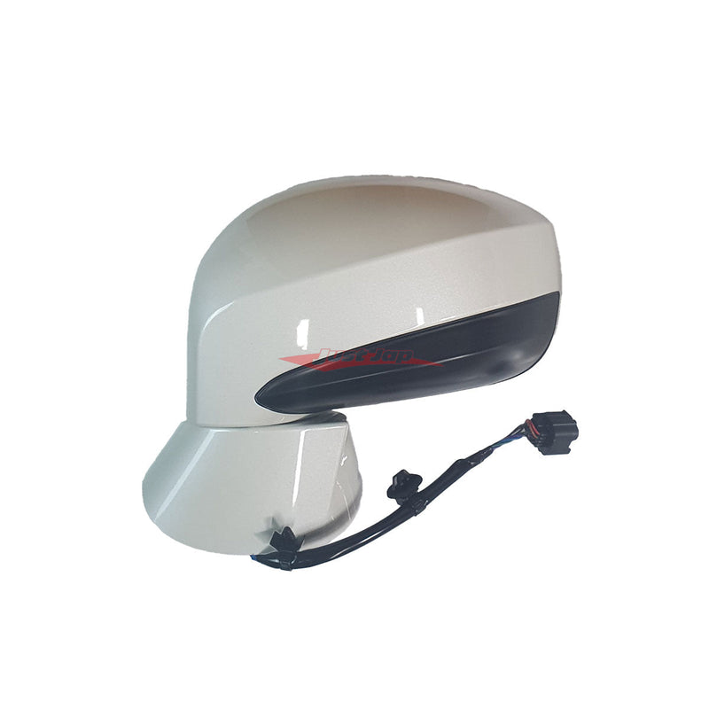 Genuine Nissan Door Mirror Assembly L/H (QX1 Pearl White) Fits Nissan R35 GTR 07-10