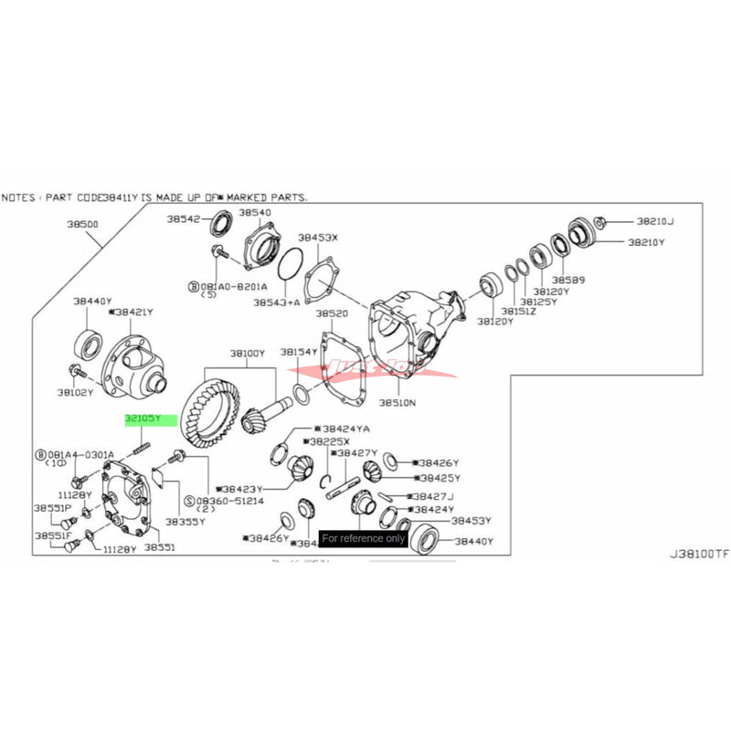 Genuine Nissan Dowel Pin Fits Nissan Vehicles (Check Compatibility)
