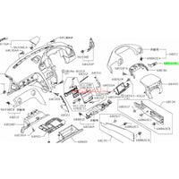 Genuine Nissan Electric Mirror Switch Control Surround Finisher Panel Fits Nissan R35 GTR CBA (07-10)