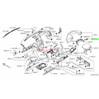 Genuine Nissan Electric Mirror Switch Control Surround Finisher Panel Fits Nissan R35 GTR DBA (11-16)