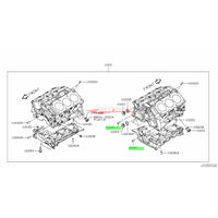 Genuine Nissan Engine Block Gearbox Solid Dowel Pin (19.5x9.5mm) fits Nissan Engines (Check Compatibility)