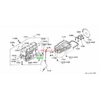 Genuine Nissan Engine Block Gearbox Solid Dowel Pin (19.5x9.5mm) fits Nissan Engines (Check Compatibility)