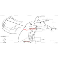 Genuine Nissan Engine Cover / Head Light / Radiator & Washer Tank Bolt Fits Nissan V35/V36 Skyline, J50 Crossover, R35 GTR & Z33/Z340 370Z (Check Compatibility)