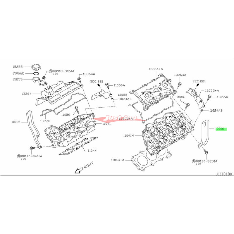 Genuine Nissan Engine Lift Hook Hanger Bracket L/H Fits Nissan VR38DETT