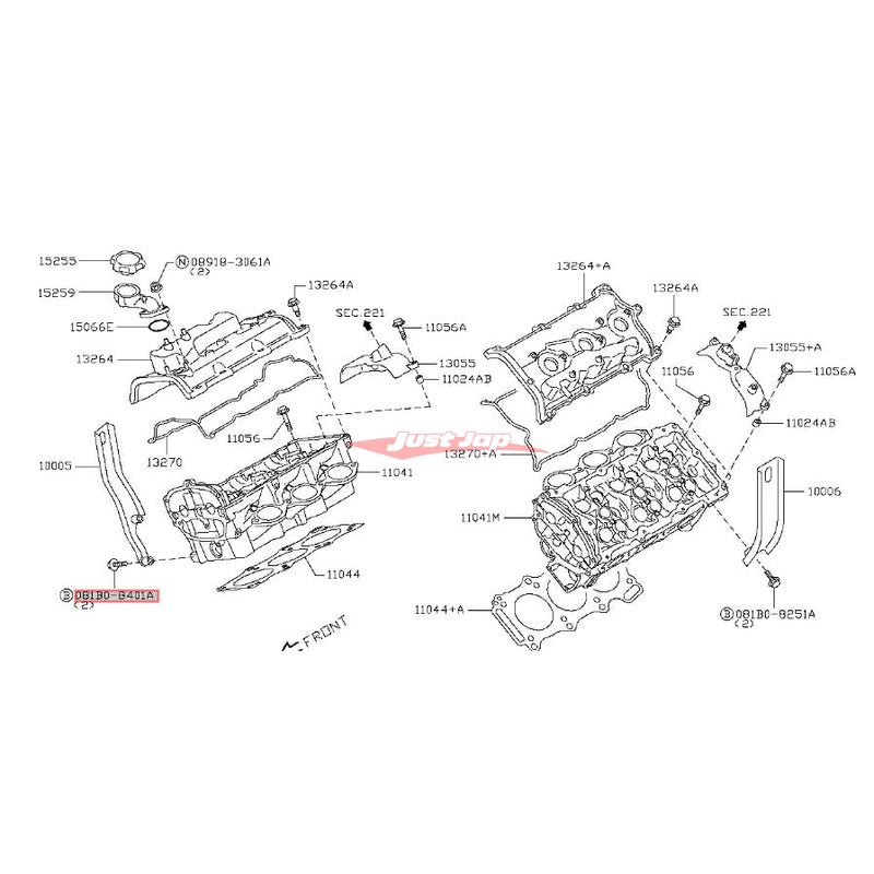 Genuine Nissan Engine Lift Hook Hanger Brackets & Bolts Set LH & R/H Fits Nissan VR38DETT