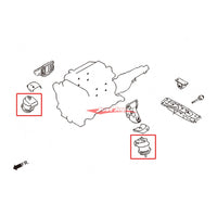 Genuine Nissan Engine Mount Fits Nissan M35 Stagea, V35 Skyline & Z33 350Z Fairlady (VQ35DE/VQ35HR)