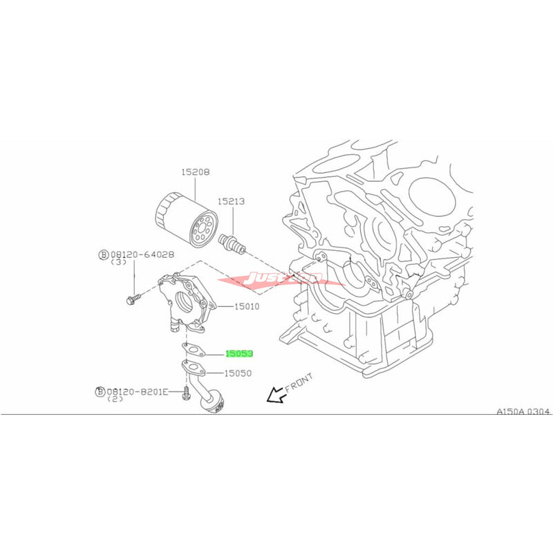 Genuine Nissan Engine Sump Oil Pick Up Strainer Gasket Fits Nissan SR/VG/VH/VK/VQ (Check Compatibility)