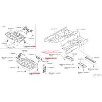 Genuine Nissan Engine Undertray Cover Bolt Fits Nissan R35 GTR, V36 Skyline & Z34 370Z