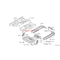 Genuine Nissan Engine Undertray Cover Bolt Fits Nissan R35 GTR, V36 Skyline & Z34 370Z