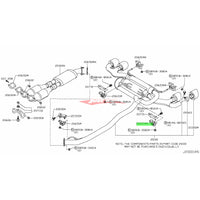 Genuine Nissan Exhaust Mounting Rubber Fits Nissan R35 GT-R (10-23)
