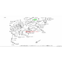 Genuine Nissan Eye Washer / Union Gasket / Turbo Water Line Washer Fits Nissan R35 GTR (VR38DETT)