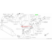 Genuine Nissan Fits R32 / R33 GTR Rubber Hose Between Y Pipe And Rear Turbo
