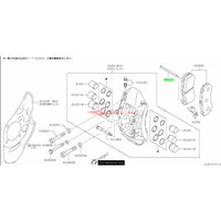 Genuine Nissan Front Brake Caliper Pin Fits Nissan R35 GT-R