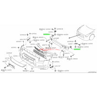 Genuine Nissan Front Bumper Bar Reinforcement Clip Fits Nissan R35 GTR 2007-